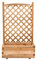 FIORIERA CON PANNELLO GRIGLIATO IN LEGNO CM 40X80X180H GIARDINO RECINZIONE