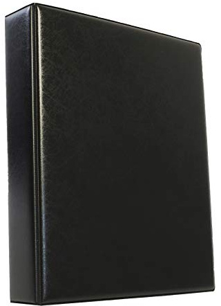 Luxury A4 Postcard & Photograph Binder/Album (Black)