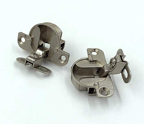 Juego de 2 piezas, eje de giro de 97 grados, puerta de gabinete ajustable, bisagra oculta, mesa especial, bisagra desplegable, bisagra al ras