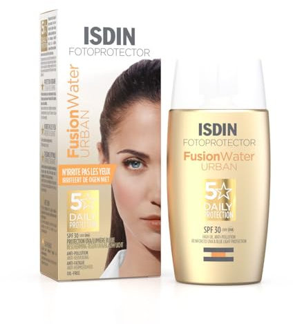 ISDIN FUSION WATER URBAN SPF 30 50 ML PROTECTOR URBANO 5 ACCIONES