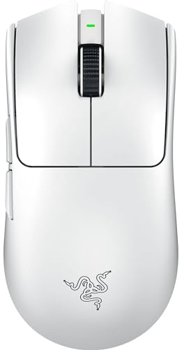Razer Viper V3 Pro Wireless Esports Gaming Mouse: Symmetrical - 55g Lightweight - 8K Polling - 35K DPI Optical Sensor - Gen3 Optical Switches - 8 Programmable Buttons - 95 Hr Battery - White