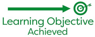 SuperStickers Sello de evaluación para profesores: Objetivo de aprendizaje logrado - tinta verde