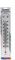 (HoF)® 40cm Jumbo Giant Large Wall Thermometer Easy Read Indoor Outdoor Long Wall Hanging Garden Temperature 40x6 cm Celsius and Fahrenheit
