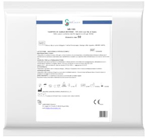 Taponi di Garza rotondi 50ml-100 pezzi – Garze Assorbenti per Medicazioni, Pronto Soccorso e Uso Sanitario