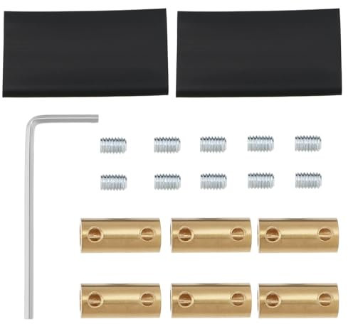 eMagTech Lot de 10 bornes de connexion rapide 6 AWG 80 A avec vis et tubes rétractables pour appareils ménagers, automobiles, industrie de l'énergie, équipement de machines