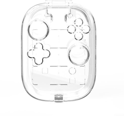 GLOBALHUT Organized Storage Protective Case for Nintendo Switch2 Game Controller Transparent Design with Cartridge Slots