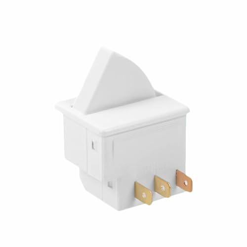 Interruttore rotondo per luce interna frigorifero congelatore, 3 pin, interruttore 1NC-1NO compatibile con accessori per frigorifero di più marche