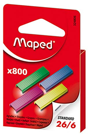 Maped couleur 800 agrafes 26/6 (1 Box 324806)