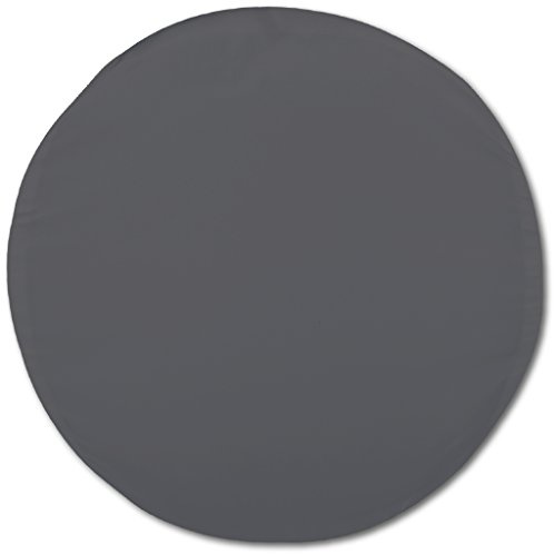 Bestlivings Kissenbezug Anthrazit (Ø 50 cm) mit verdecktem Reißverschluss - viele Größen und Farben