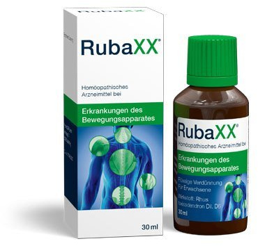 Rubaxx Tropfen Spar-Set 2x30ml. Zur Behandlung von rheumatischen Schmerzen in Gelenken, Muskeln, Knochen und Sehnen. Kann auch bei Folgen von Verletzungen und Überanstrengung angewendet werden
