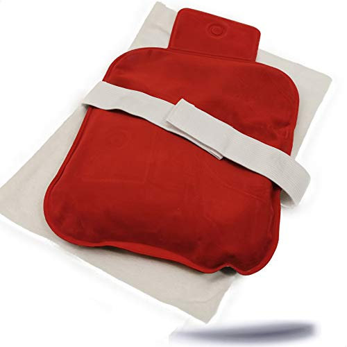 Kerafactum Coussin chauffant, pour le dos et les épaules, convient au micro-ondes, avec housse de protection, réutilisable, en gel de tourbe naturelle, bouillotte pour enfants et adultes