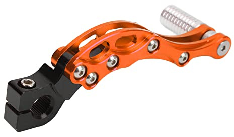 Keenso Motorrad-Schalthebel, Kickstarter-Starthebel, Hochfeste Aluminiumlegierung, Universelles Zubehör für Motorrad-Roller (Orange) Auto- und Motorradteile