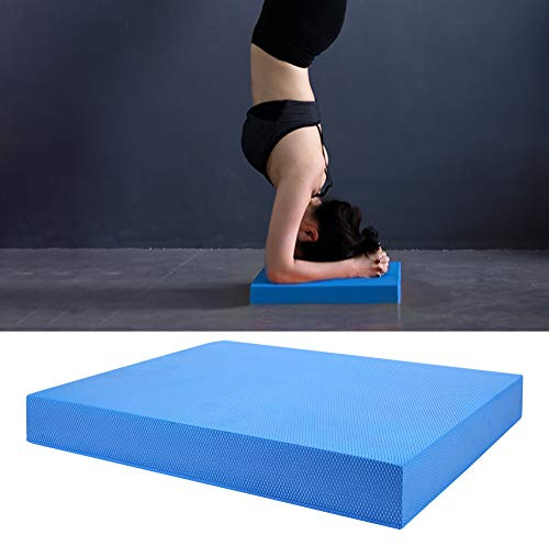 KIMISS Équilibre de Yoga Doux, Coussin D'équilibre pour l'abdomen rembourré à la Taille, Coussin d'exercice, équipement de Tapis de Fitness Bleu (Bleu)