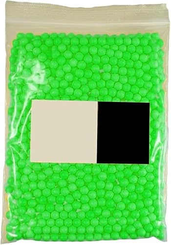 MIXEL BB Pellets Bullets High-Grade Polished Bulldog, Plastic BBS, Balls for Airsoft Gun, Ensuring Reliable And Consistent Performance (2000-0.12 BB BULLET IN TUB) GREEN)
