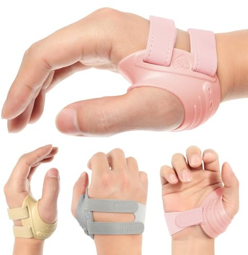 FORTEMOTUS CMC Thumb Brace, CMC Joint Support Stabilizer for Pain Relief, Tendonitis, Instability, CMC Brace for Men and Women (Right Hand, Medium) Rose