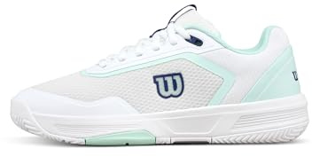 WILSON COURTGLIDE Women's Tennis Shoe - White/Bay/Skipper Blue, Size 10.5 US
