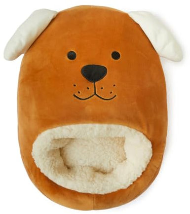Balvi Calienta pies Woof! Color marrón Mantén Calientes Tus pies Bolsa Suave y cómoda con diseño Dive