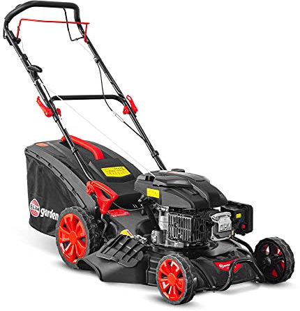 Tondeuse thermique autotractée 173 CC - 508mm avec éjection latérale et mulching - Elem Garden