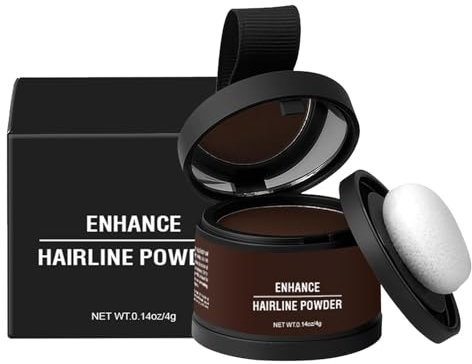 Haarpuder, Hairline Powder, Haarverdichtungs Ansatzpuder, Haaransatz Puder Mit Spiegel , Schnell Abdeckender Wurzel Concealer, Haaransatz Shading Concealer Puder Zum Auffüllen Von Dünnem Haare