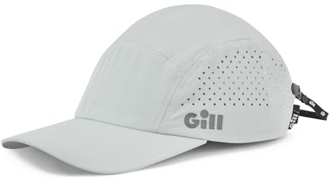 Gill Verso Sailing Cap - Lightweight, Wicking & UPF 50+ Sun Protection (Grey)