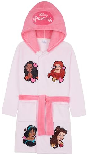 Get Trend Albornoz Niña Chica con Capucha Polar Suave, Bata de Casa para Invierno con Bolsillos y Cinturón, Regalo para Niñas