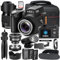 NBD Appareil Photo Reflex Numérique 33MP, caméra de Vlogging HD1080P avec Téléobjectif 24X, Objectif Grand Angle 0,5X et Lumière LED, Le Meilleur Appareil Photo pour Les Débutants (Noir)