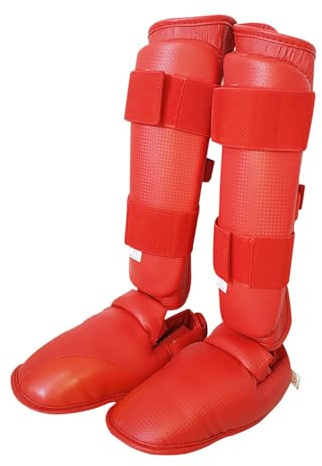 Pocoiau 1 Par De Espinilleras Prácticas Protectores Piernas Y Pies Almohadilla Protectora Para Empeines Almohadilla Protectora Kickboxing