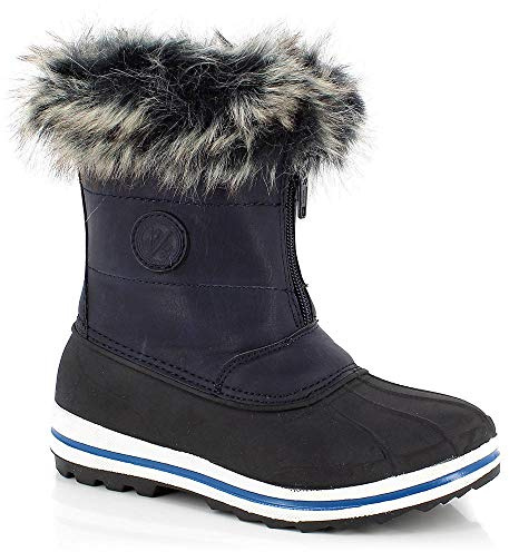 KIMBERFEEL Cassandra, Botas para Nieve Niñas, Azul, 26 EU