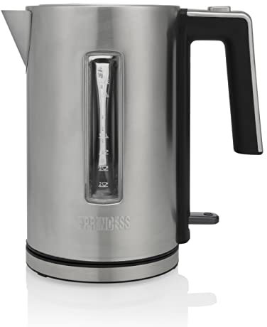 Princess Bollitore Elettrico, 3000 W, 1.7 L, in Acciao Inossidabile, Argento