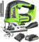 Greenworaks 24V Seghetto alternativo, (batterie da 2ah, motore brushless, 3000 SPM, angolo di taglio di 45 gradi)