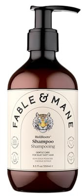 Fable & Mane Hydrating Shampoo, Moisturises and Cleanses Dry, Damaged Hair with Aloe Vera and Coconut Oil. For Medium to Thick Hair Types (250ml)