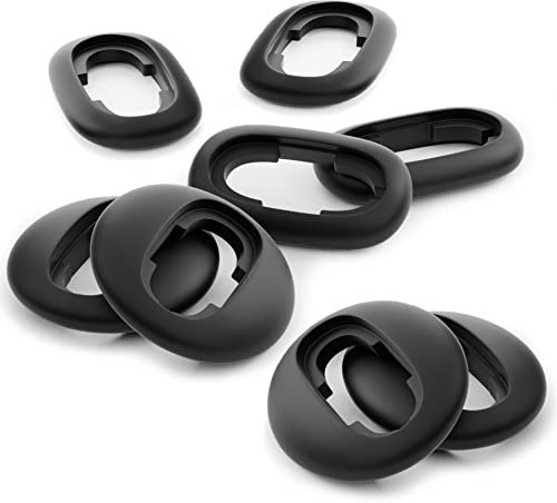 Okuli 8 x Écouteurs en Silicone Embouts d'oreilles pour Samsung Galaxy Buds Live Casque Écouteurs en Noir