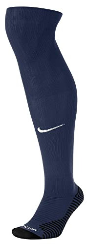 Nike Unisex Knee High Sock Squad, Midnight Navy/White, SK0038-410, XL