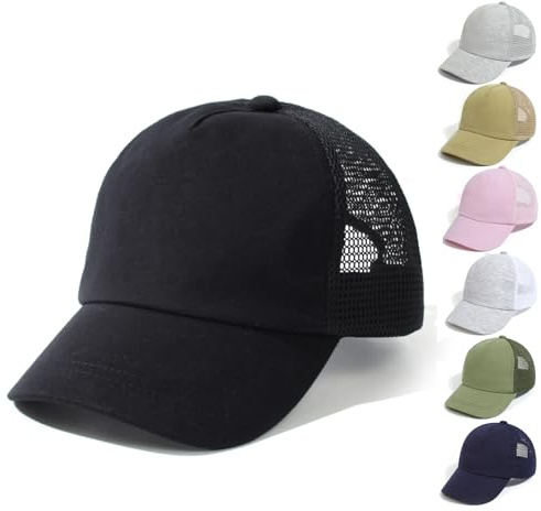 QIYIENDIAN Baby Toddler Gorras Ajustable Sol Sombreros Dinosaurio Solid Color Sombrero Niños Niños Niñas(Black,1-3Years)