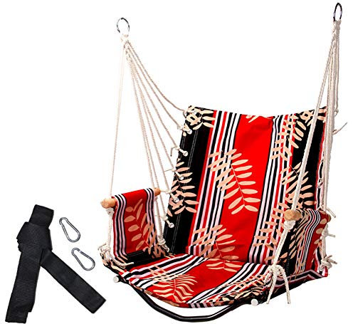 Tragbare Hängematte, Segeltuch-Hängematte, hängender Hängemattenstuhl, Segeltuch-Hängematten, maximale Kapazität 220, tragbar, atmungsaktiv, for Faulenzen, Camping, Garten, Hof, 62 x 46 x 80 cm