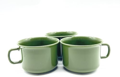 Lot de 3 tasses en plastique pour enfant 150 ml Vert olive
