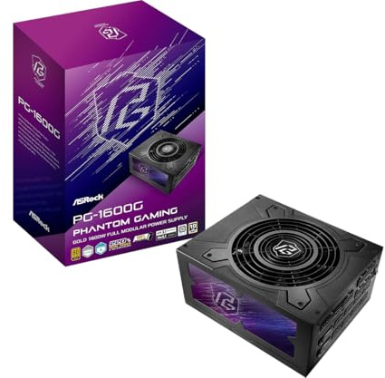 ASRock Zasilacz PHANTOM GAMING 1600W 80 Plus Gold - 80 PLUS Gold (90-UXP160-GFEAAB)