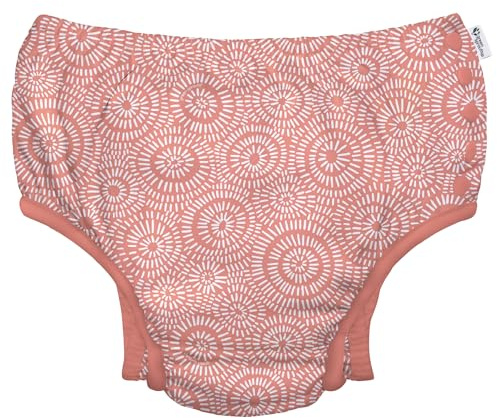 green sprouts Baby Toddler Eco Snap Swim Diaper - Coral Sand Dollar - 12mo