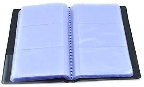 SAMYO Business Journal Name Card Book Holder for Storage Organizied Name Cards -Holds 180 Cards-Black