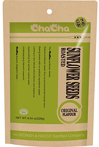 CHACHA - Graines de Tournesol Grillées Original, 1 sachet de 228 g