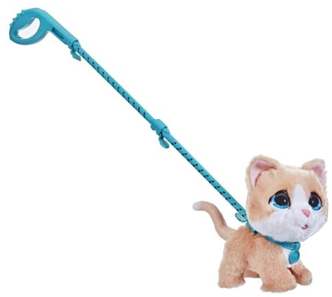 FurReal Hasbro Walkalots - Gattino Peluche interattivo, Divertenti Suoni e andatura saltellante, Bambini dai 4 Anni in su