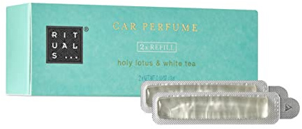 RITUALS Bilparfym påfyllning från The Ritual of Karma, 6 ml – med somrig helig lotus och vitt te – lugnande och lugnande egenskaper