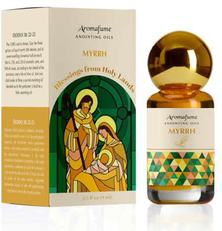 Myrrh Anointing Oil, 9ml, Christian Gifts, Aromafume