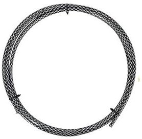 DONGLING Cykelbromskloss 300 cm gör-det-själv flätad Slick Lube Bike växelrörelse shift broms kabel hölje linje kit för mountainbike cykel bromskabel (svart bromskabel)