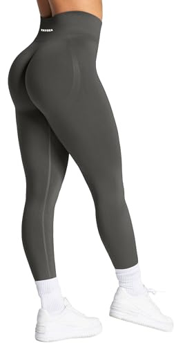 TAYOEA Women's Sport Shorts Scrunch Butt Lifting Gym Shorts Push Up Short Seamless Workout Cycling Shorts for Women