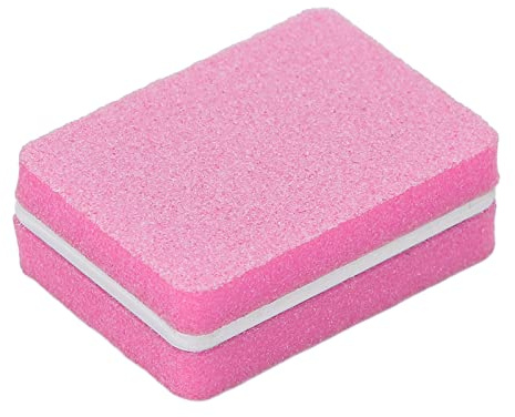 ZASCHMOY Blocco Tampone per Unghie 30 Pezzi, Blocco Levigante per Lucidatura Professionale per Manicure Pedicure, con Nucleo in Spugna Elastica Ad Alta densità (PINK)