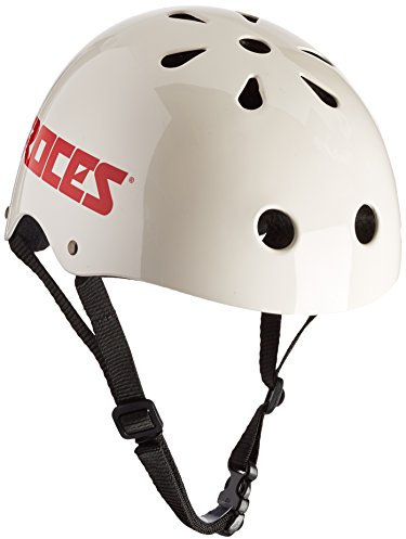 Roces Erwachsene Helm CE Aggressive Helmet, Mat White, L