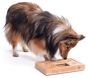 My Intelligent Dogs Jouet Chien Occupation Sudoku – Jouet Interactif pour Chat et Chien - Jeu Intelligence pour Chiens, Jouet Chat Interactif pour Stimulation Mentale et Antiennui - Small Advanced