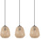 EGLO 43262 Pendelleuchte, Schwarz, Natur, 40 watt