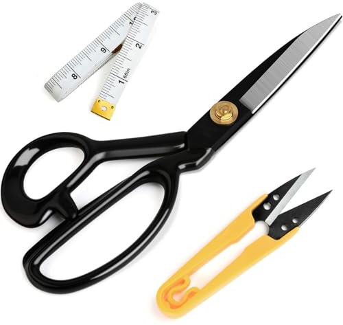 Stoffschere profi schneiderschere für Präziseschnitte 20,3 cm Professionelle Nähschere mit scharfen Klingen Schwere LederSchere Textilschere zum Schneiden von Stoff